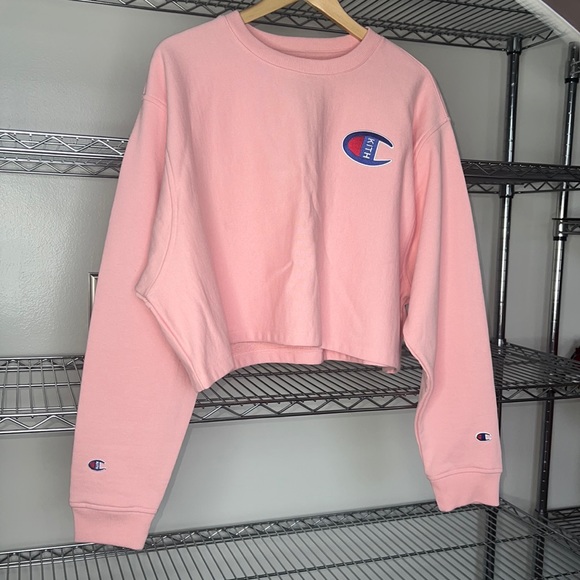 NO OFFERS - 💗 KITH CHAMPION CREW NECK PULLOVER & SWEAT PANTS - Picture 2 of 9